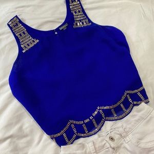 Royal Blue Top